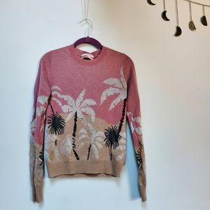 Lightweight pink & tropical sweater 🌴💕 by Scotch & Soda XS